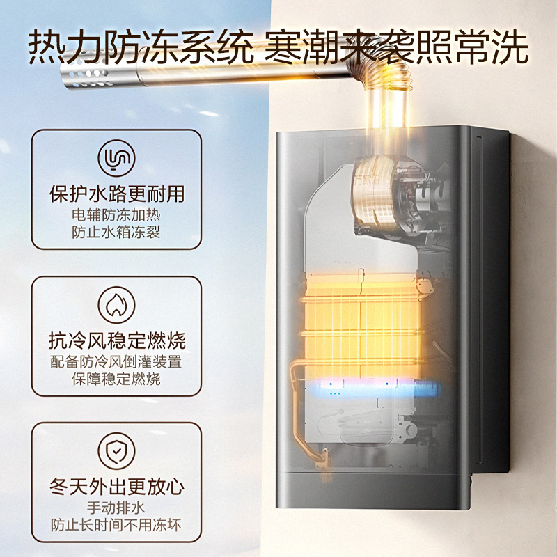 万家乐燃气热水器JSQ30-16P2P1(F)(天然气)高清大图
