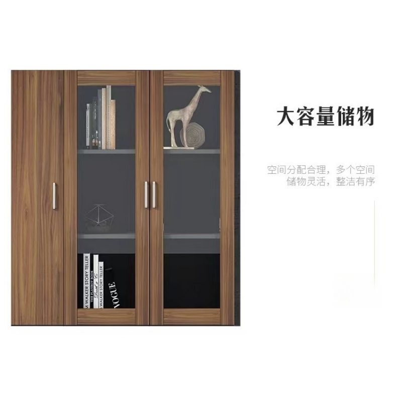 伊洛源 四门书柜 1600*400*2000mm 组高清大图
