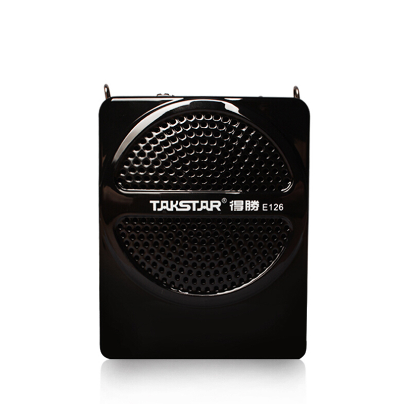 得胜(TAKSTAR) E126 小蜜蜂扩音器教学专用教师导游腰挂式大喇叭 黑色标配含麦克风