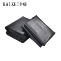 卡质 平口大垃圾袋大号加厚特大黑色酒店物业超大塑料袋 （黑）宽100x长120x厚3.8丝 100个/包 黑色