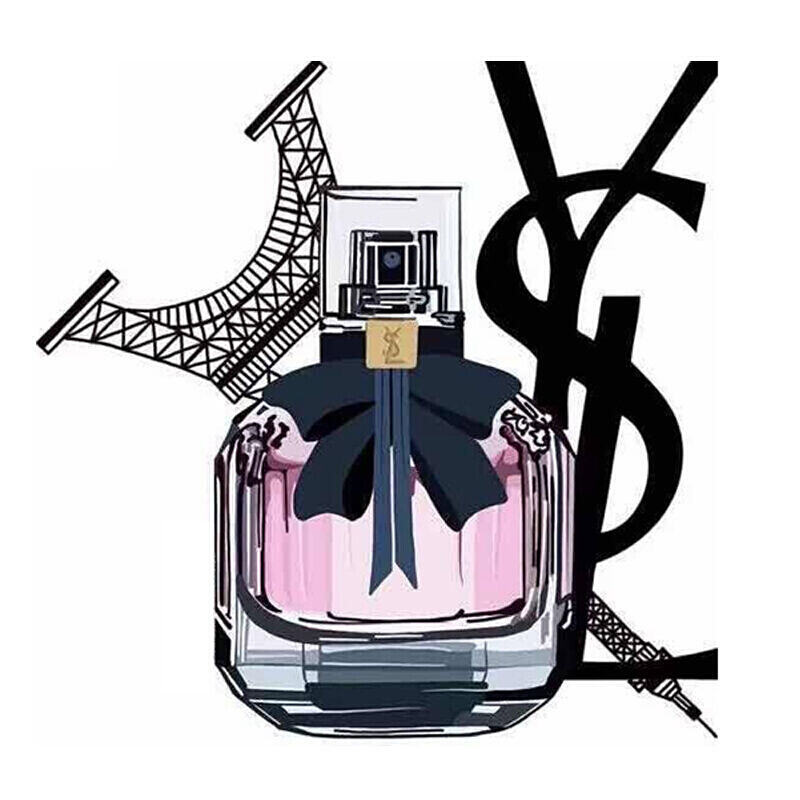 圣罗兰(YSL)反转巴黎女士香水EDP 30ml+小金条口红21#2.2g 礼盒装