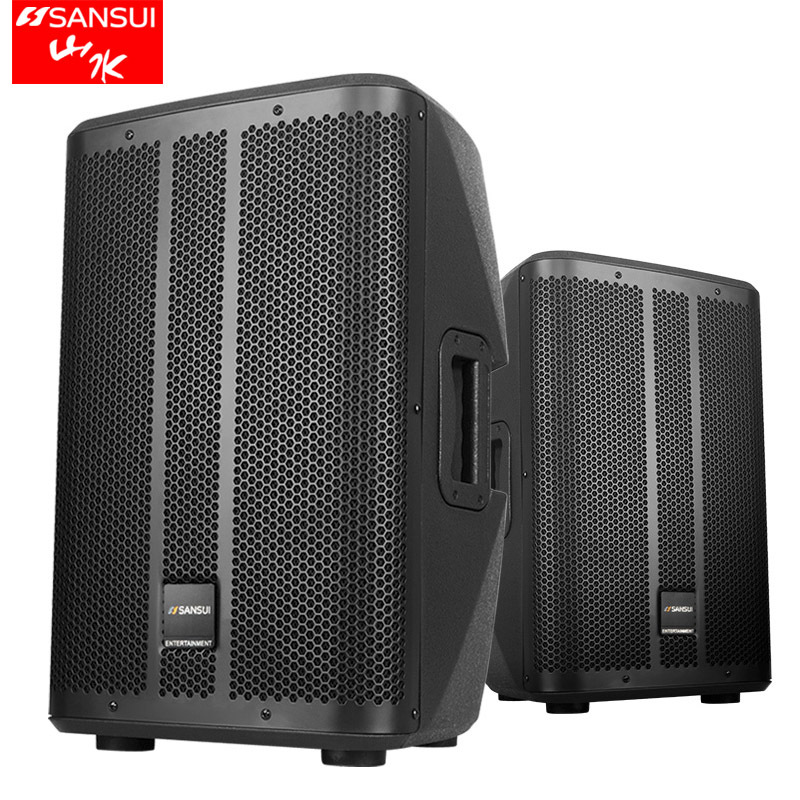 SanSui/山水SE101有源家庭ktv音响会议卡包音箱套装卡拉OK小型唱歌k歌一体机舞蹈室家庭影院10寸