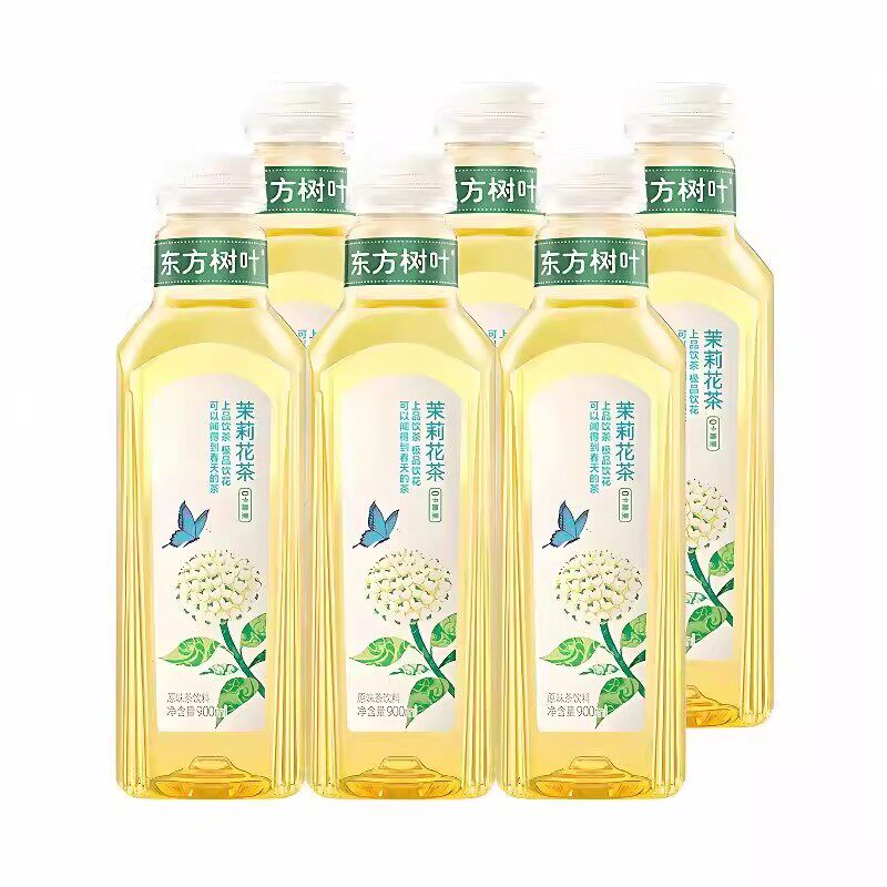 农夫山泉东方树叶茉莉花茶900ml大瓶无糖0卡0脂大瓶装-HB高清大图