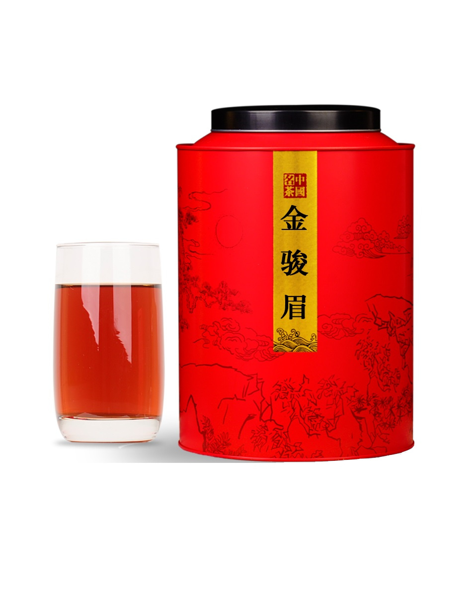 源御露(Yuan Yu Lu)金骏眉浓香型新茶武夷红茶蜜香型散装茶叶礼罐装500g高清大图