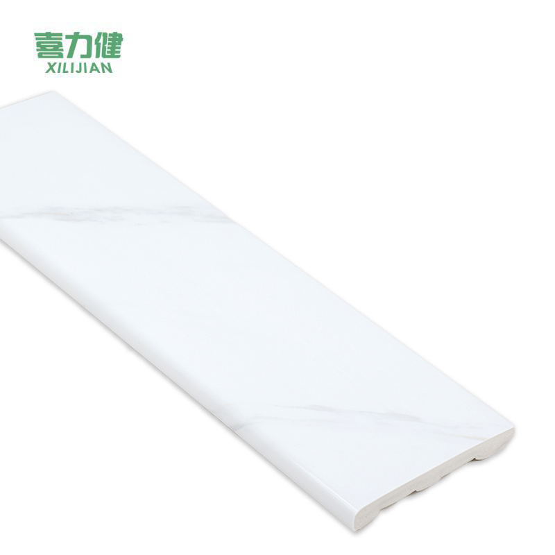 喜力健 PVC实心踢脚线 长3M*高6CM*厚10MM-新爵士白 根高清大图