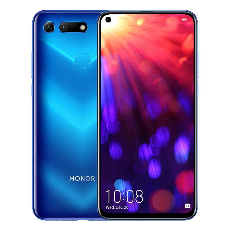 荣耀(honor)V20 6GB+128GB 幻影蓝 移动联通电信4G 游戏手机 麒麟980芯片 魅眼全视屏 4800万深感相机 全面屏手机