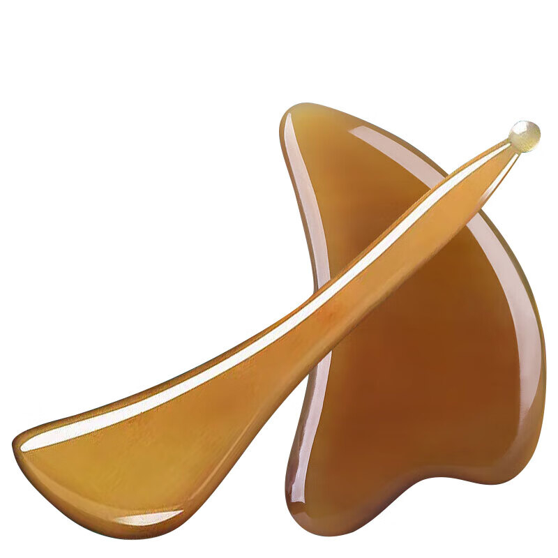 中稳堂 牛角刮痧板+拨筋棒2件套 面部脸部提拉关节经络精油推拿按摩神器 BDZSSC高清大图