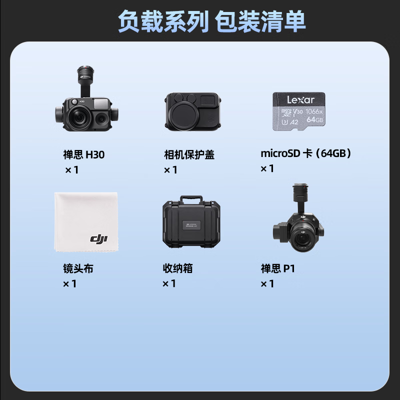 大疆 DJI Matrice 400 行业版无人机 经纬M400[含电池+电池箱+遥控器+禅思P1+H30] 提货卡高清大图