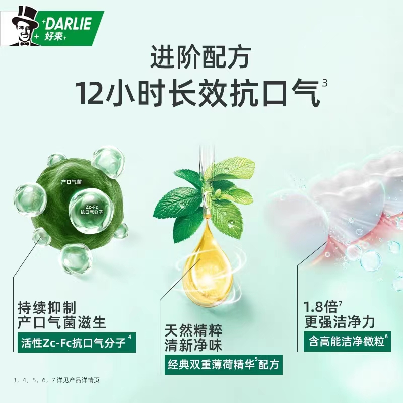 好来茶倍健牙膏160g白桃牙膏家用百香果味白桃味男士成人专用含氟