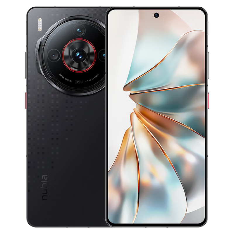努比亚Z60S Pro 玄武黑 16GB+512GB 骁龙8 Gen2 80W快充 120HZ高刷1.5K直屏 拍照5G手机