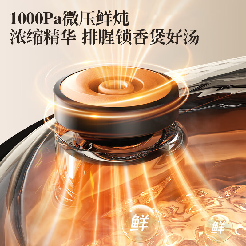 苏泊尔(SUPOR)家用锅煲粥隔水炖电炖锅 4.5L DG45YC87高清大图