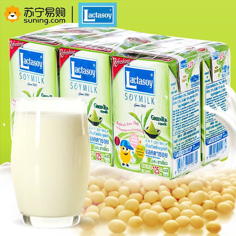 力大狮绿茶味豆奶750ml(125ml*6)