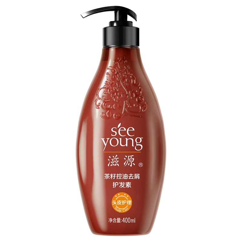 滋源 茶籽系列-400 控油去屑护发素400ml(NM)