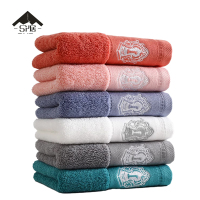 三人居纯棉毛巾两条装TL108/盒