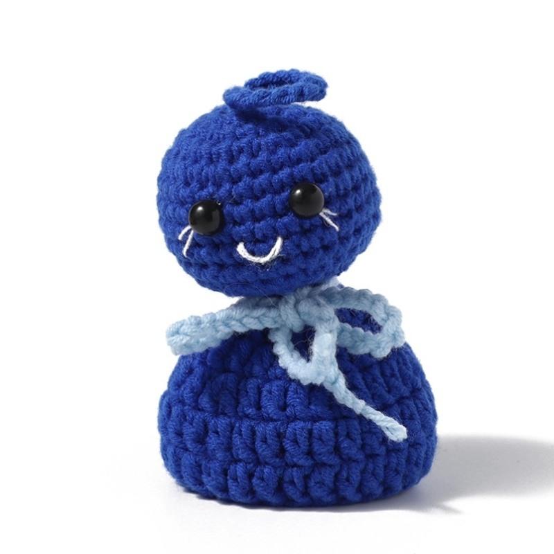 撒野晴天娃娃diy材料包毛线编织晴天娃娃材料包成品手工diy玩偶小号深