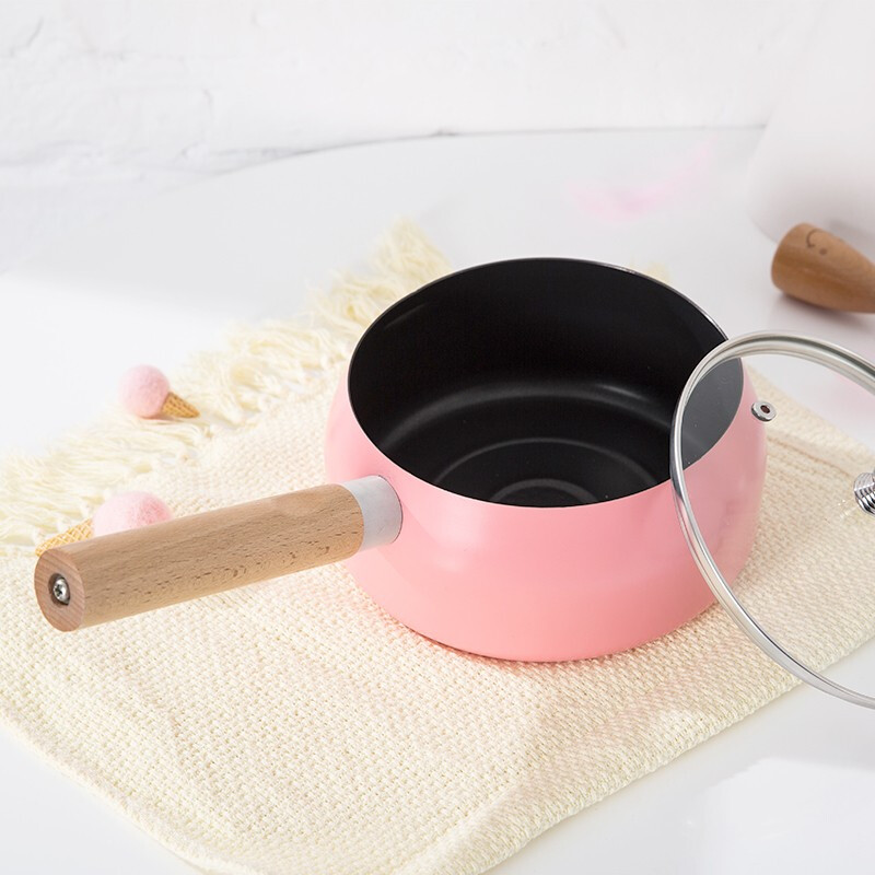 火象 奥罗拉多功能奶锅HXG-NG097清新粉(锅口16cm)高清大图