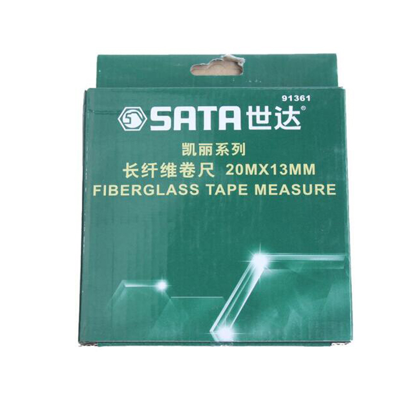 工具库 世达SATA 凯丽系列长纤维卷尺30Mx13MM 91362