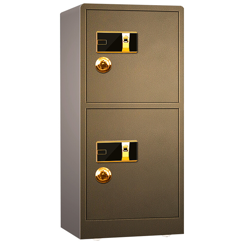 尔迈保险柜120cm高大型双门全钢防盗指纹密码保管箱家用办公保险箱