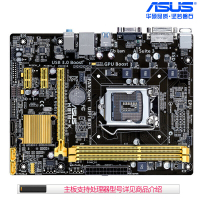 华硕（ASUS） H81M-K 台式机电脑主板 适合I3 4170、I5-4590等CPU INTEL平台 LGA 1150