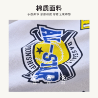 [1件3.5折]铅笔俱乐部2025夏季新品男童T恤儿童圆领短袖中大童章仔印花上衣