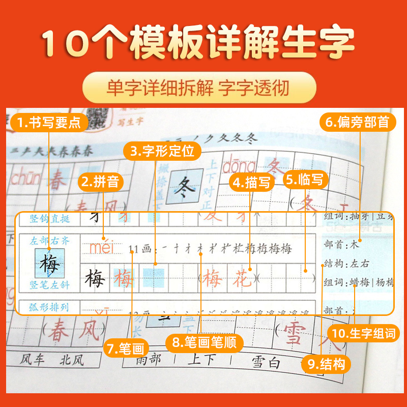 24秋新版]四年级上册[语文]人教版 [正版]2025新版写字课小学一年级二年级三年级四年级五年级六年级上册下册语文同步高清大图