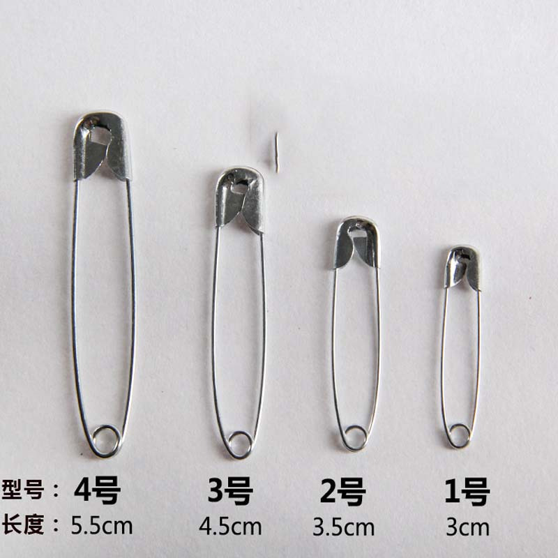 [1号,2号,3号,4号 各20枚]老式简易大号别针儿童安全别针扣针固定衣服小曲别针回形针