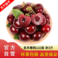 [顺丰空运]现摘美早大樱桃3斤装JJJJ 新鲜水果当季水果 单果32mm-34mm
