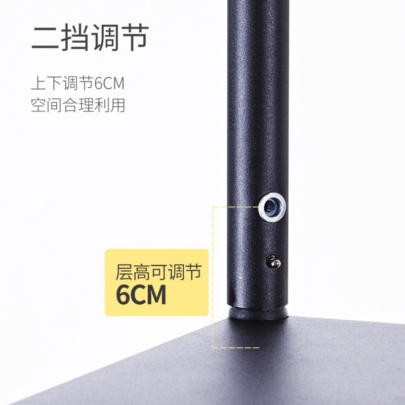 不锈钢厨房夹缝置物架落地多层超窄冰箱缝隙收纳侧带轮可移动锅架收纳层架 三维工匠高清大图