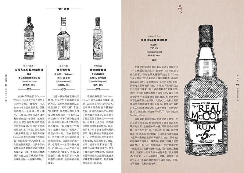 [正版]烈酒的七宗醉 认识350款精酿烈酒 洋酒爱好者入门书 烈酒背后的故事 精美插图 专业品鉴笔记 烈酒搭配 饮食文高清大图