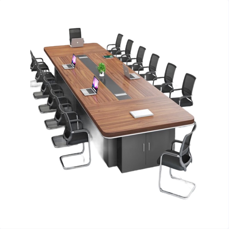 胜帐办公大型会议桌长桌会议室接待长条培训洽谈桌 3.5米(不带椅子)