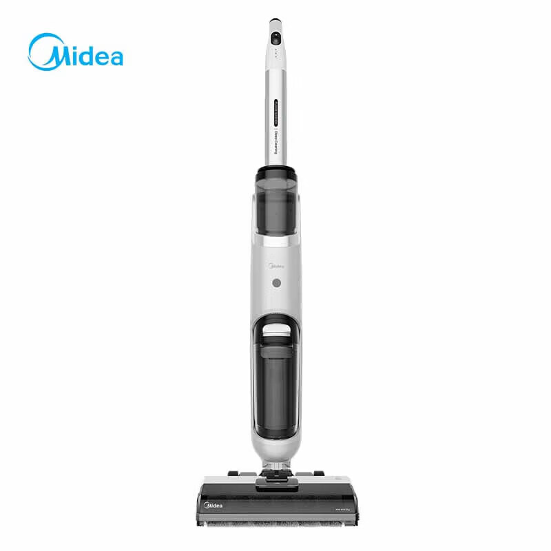 美的(Midea)洗地机无线家用洗拖吸一体机 自清洁无尘感 实时电解水 滚刷防缠绕 玄武灰 FC6