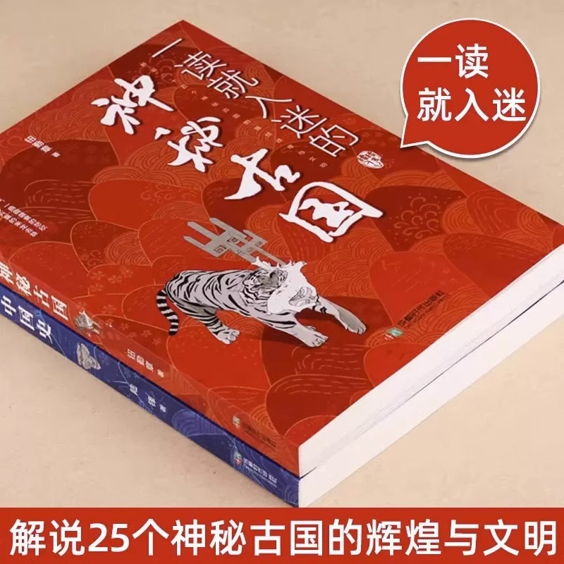 一读就入迷的神秘古国 [正版]一读就入迷的中国史+神秘古国全套 写给孩子看的趣读上瘾历史 一本书简读看懂历史近代史通史类
