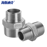 海斯迪克 gnjz-2008 304不锈钢异径外丝直接 变径外丝大小头 异径直接 11/2*3/4(1.5寸变6分)