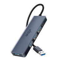 爱国者（aigo）USB分线器3.0接口转接器HUB转换器笔记本扩展坞USB扩展延长线USB拓展坞B01-1M