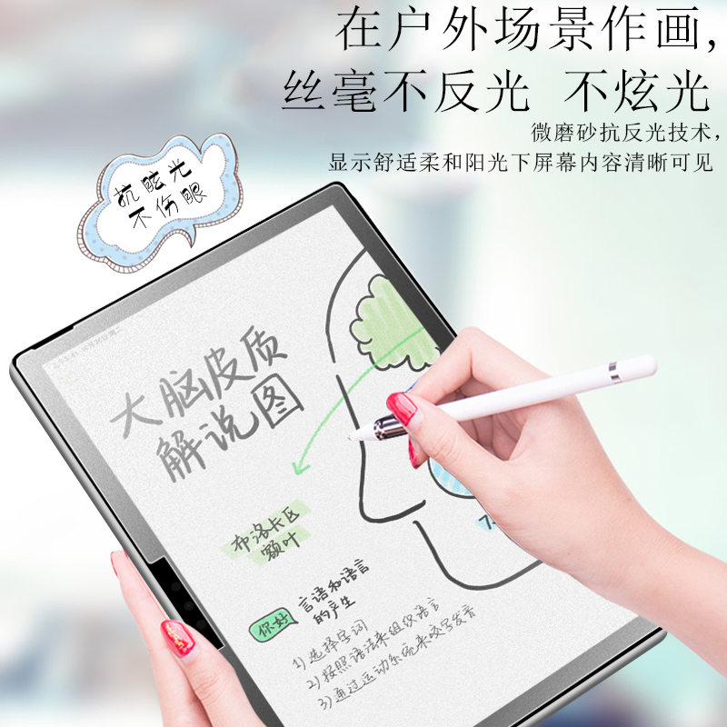 微软surfacepro7保护膜surfacepro6贴膜surfacego类纸膜go2书写绘画pro5/4/3平板电脑