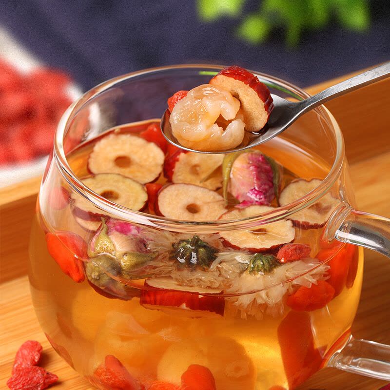 买1送1]半山农 桂枣五宝茶 180克桂圆红枣枸杞茶 女人茶 花草茶叶养生茶饮 五宝茶 15g*12包图片