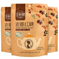 金怡神老姜红糖姜茶老姜红枣姜茶古法熬制红糖姜茶袋装320g*3