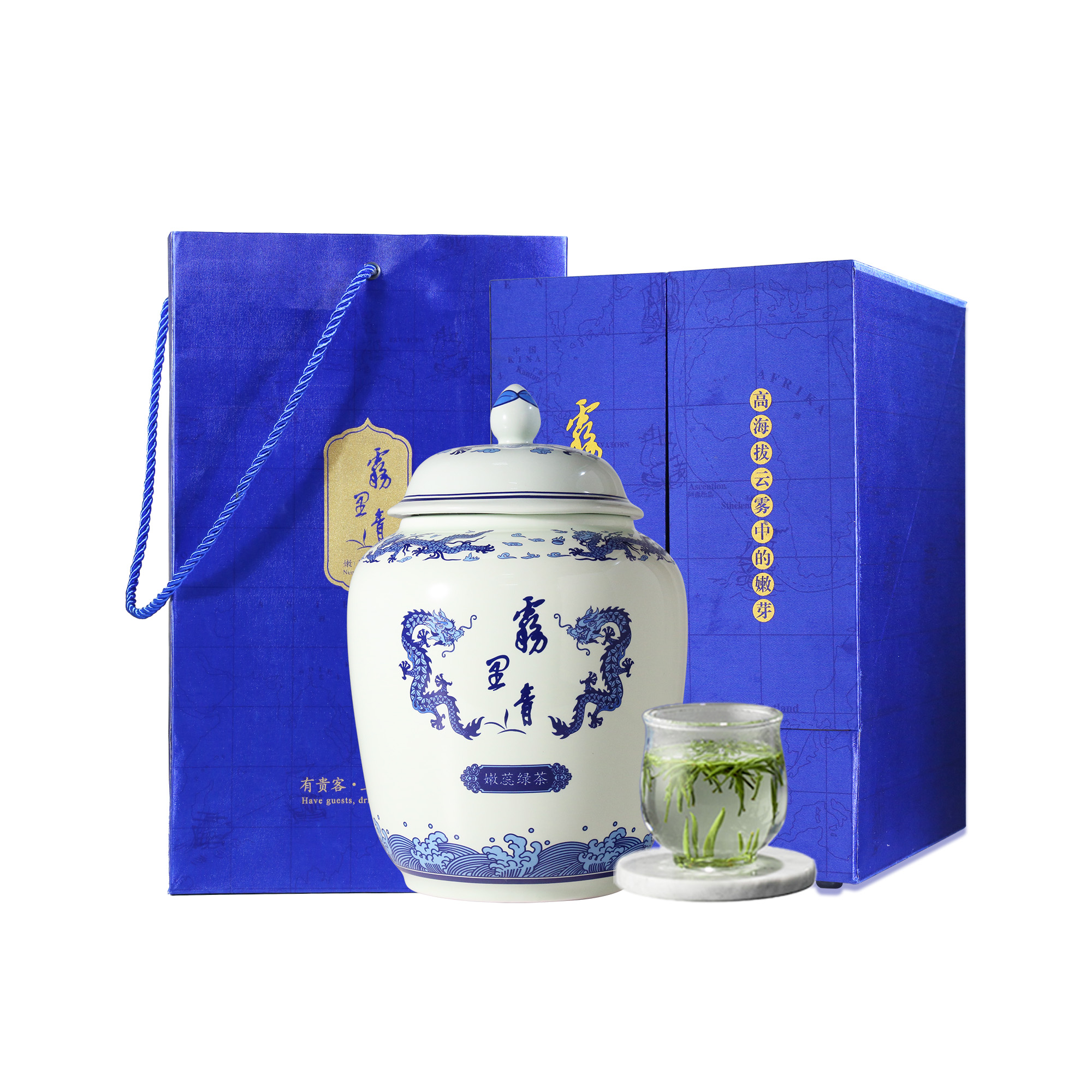 2026年新茶春茶天方茶叶180g礼盒装雾里青绿茶明前特级高山清香型手工头采毛尖芽茶安徽绿茶高清大图