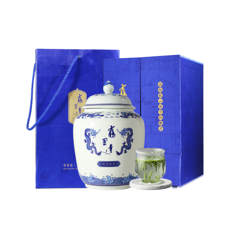 2026年新茶春茶天方茶叶180g礼盒装雾里青绿茶明前特级高山清香型手工头采毛尖芽茶安徽绿茶