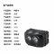 拱匠令 GJL612 头灯 3W 3.7V IP66 LED (计价单位:台)黑色