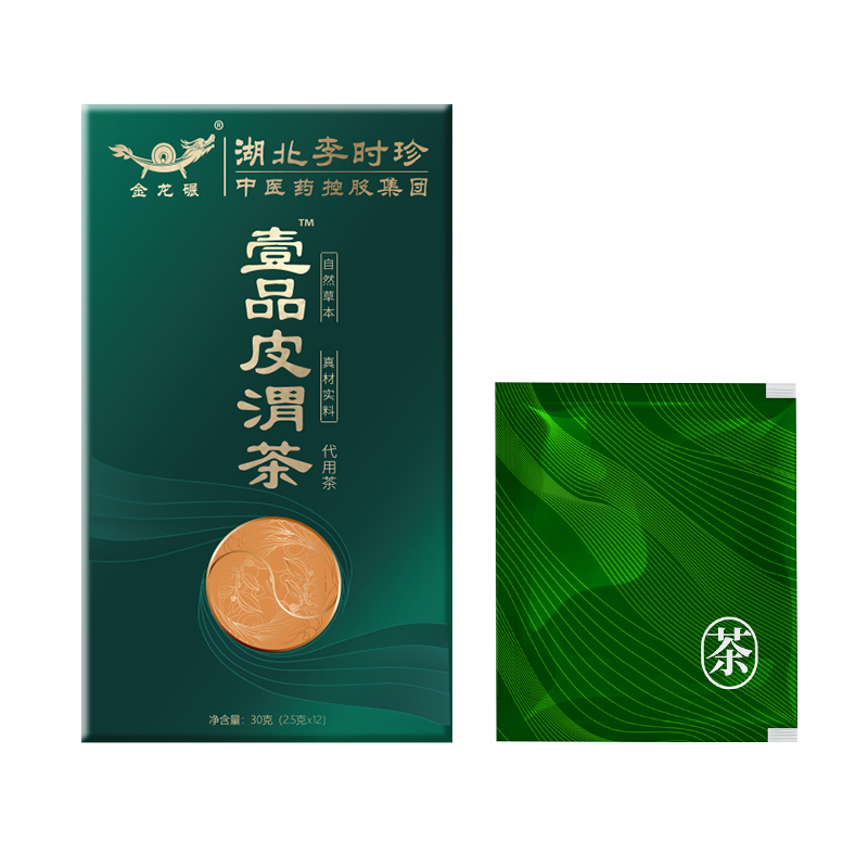 金龙碾 壹品皮渭茶(代用茶)2.5g*12袋高清大图