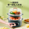 美的(Midea) 电蒸锅 双层蒸笼 多功能健康早餐神器 蒸包子蒸蛋煮火锅 ZG2323E212G