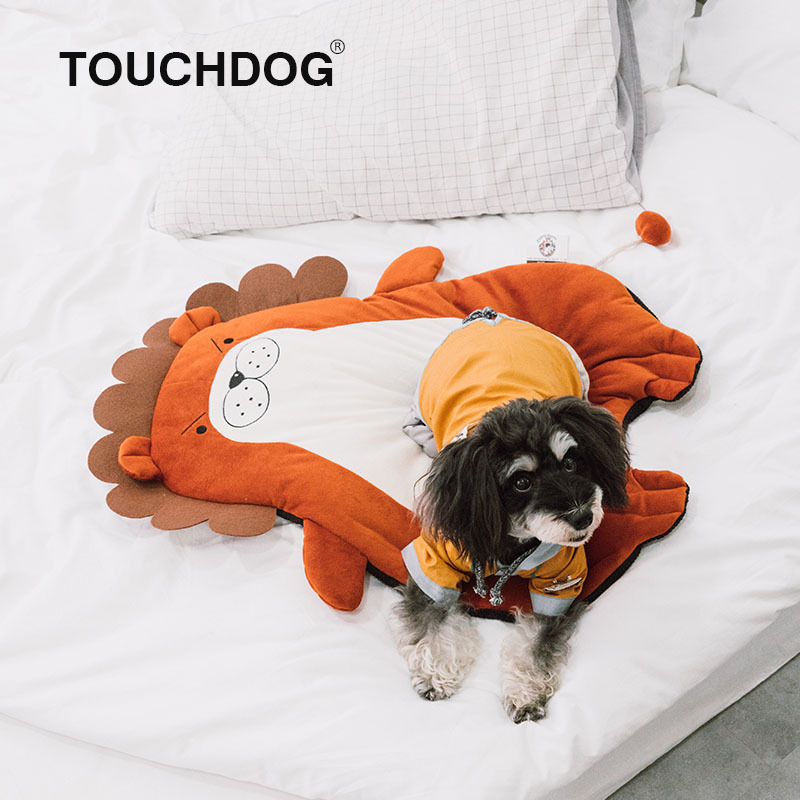 TOUCHDOG-TDBE0128H 卡通造型宠物窝垫-L