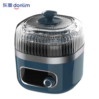 东菱(DonLim)空气炸锅家用多功能大容量 智能可视无油烹饪 全自动薯条机电炸锅DL-7711静谧蓝标配+丸子盘