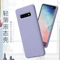 [送钢化膜]高铭宣 三星s10手机壳s10+液态硅胶三星note10pro5g保护套全包s10e防摔网红限量版