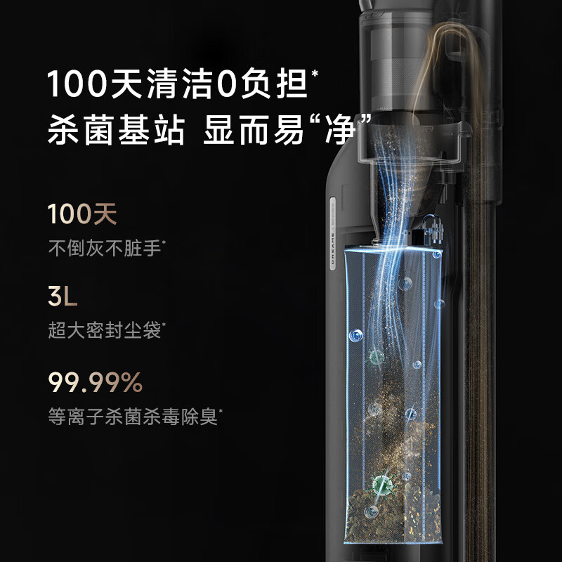 追觅Z40 Station自集尘吸尘器 AI智能灰尘感应 310AW大吸力 100天不动手 无线手持 Z40 Stati高清大图