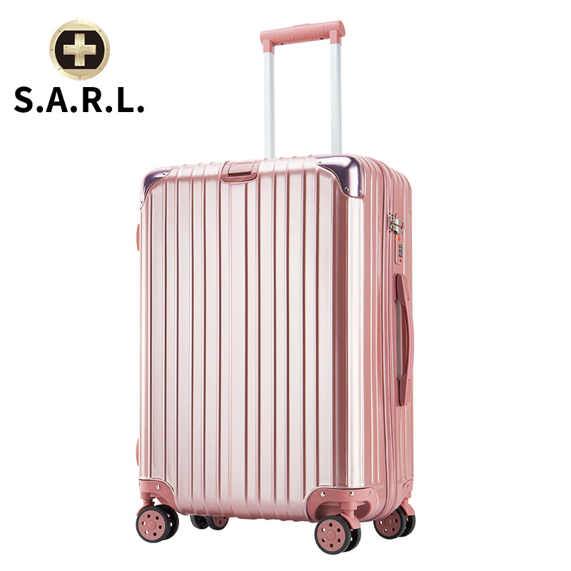 S.A.R.L瑞士时尚万向轮拉杆箱 ABS拉杆箱22寸行李旅行箱包男女学生28寸拉杆箱