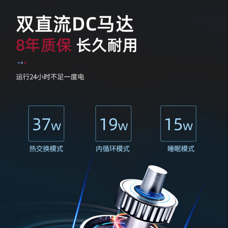 松下 新风系统家用壁挂式换气系统室内智能双向流全热交换器新风机 nanoex除菌款FV-RZ09VD2