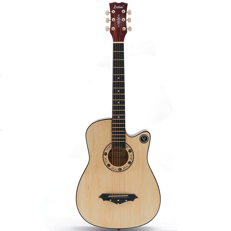梵巢 民谣吉他 椴木 学生 初学者 38寸 成人 儿童 练习琴 木吉他 乐器
