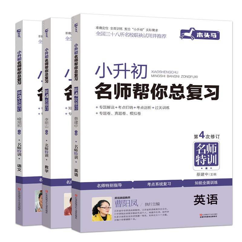 [正版]小升初总复习全套语文数学英语非人教版 木头马小学升初中六年级下册试卷必刷题天天练押真题专项训练系统衔接资料名师